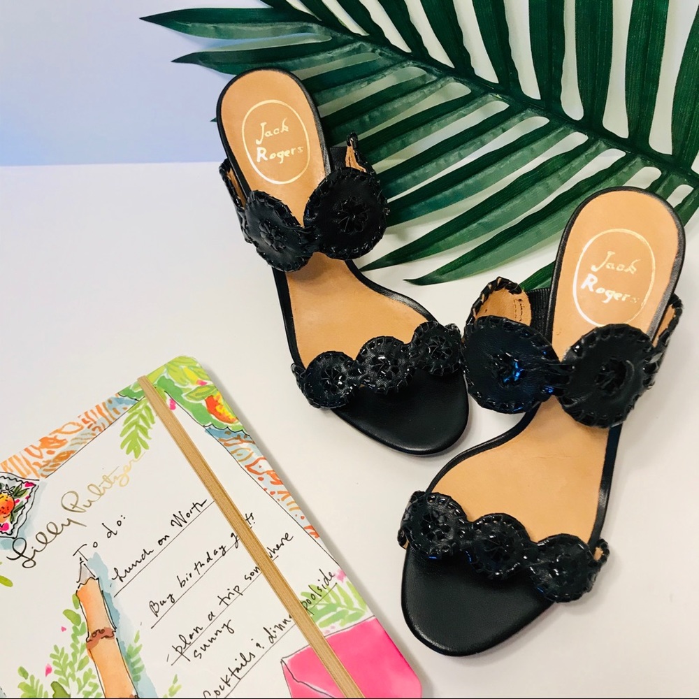 🆕 Jack Rogers Wedge Sandal - Black